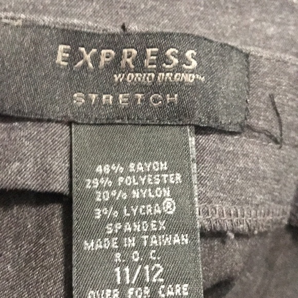 Express gray stretch skirt size 11/12. - Picture 7 of 7